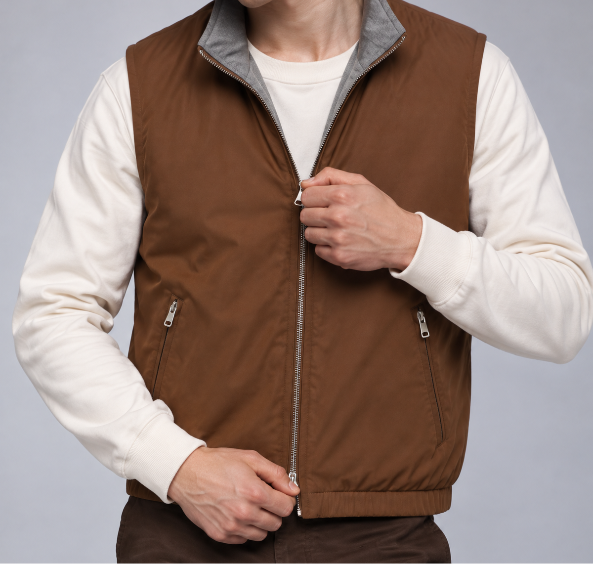 Gilet Brown