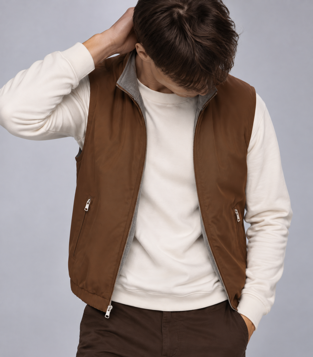 Gilet Brown