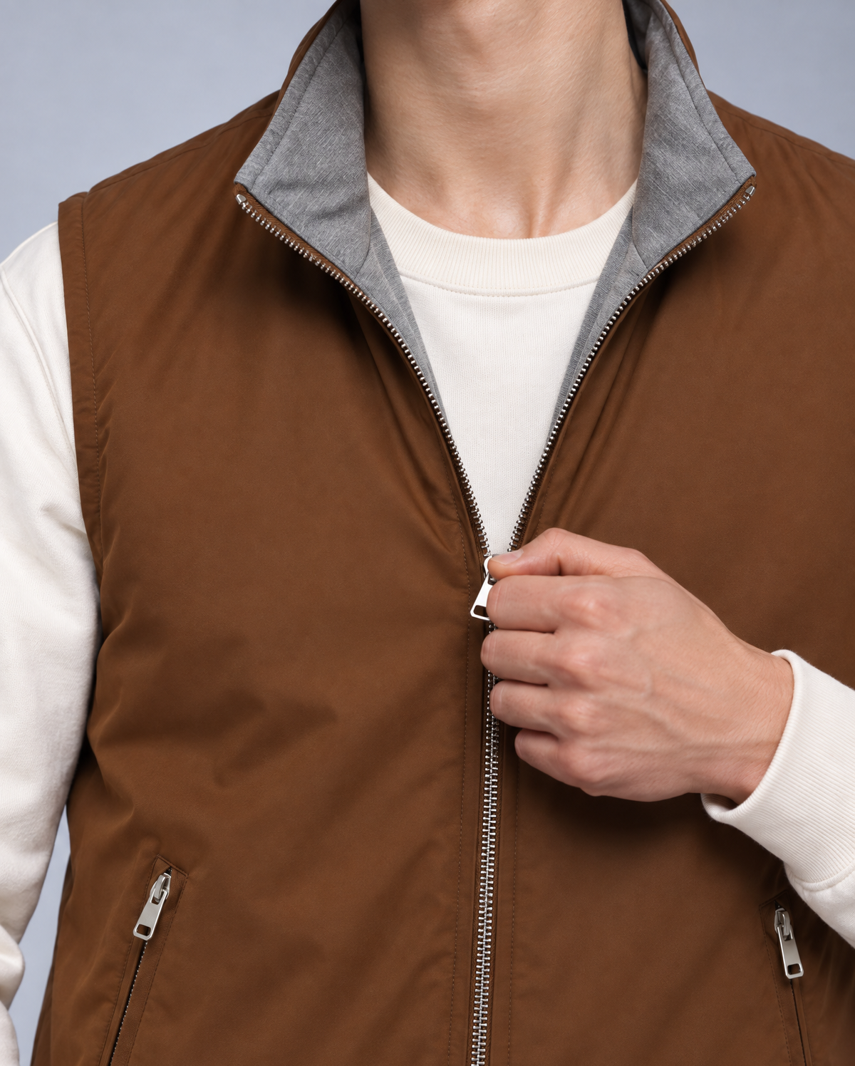 Gilet Brown