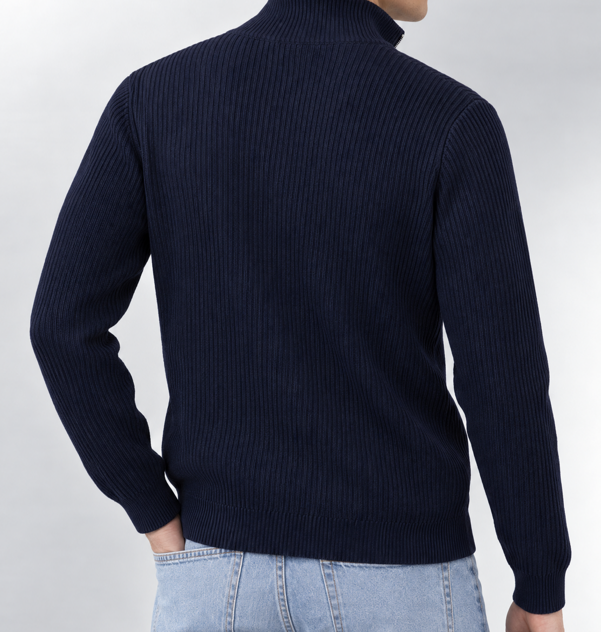 Plisé Full Zip Navy